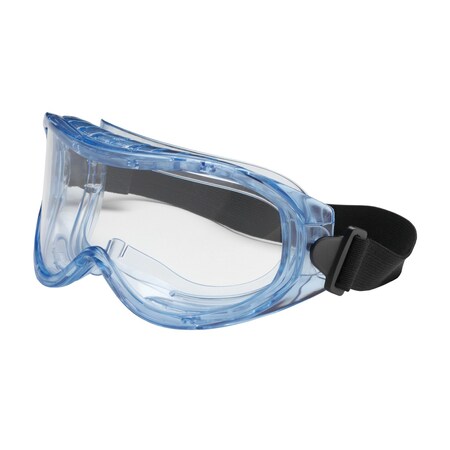 Pip Indirect Vent Goggle with Light Blue Body, Clear Lens and Anti-Scratch Coating 251-5300-000